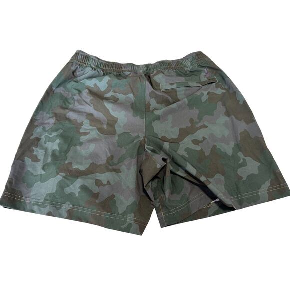 Chubbies 5.5 Inch Athletic Shorts Men Small Green Camo Print Lined NWOT - Picture 2 of 6